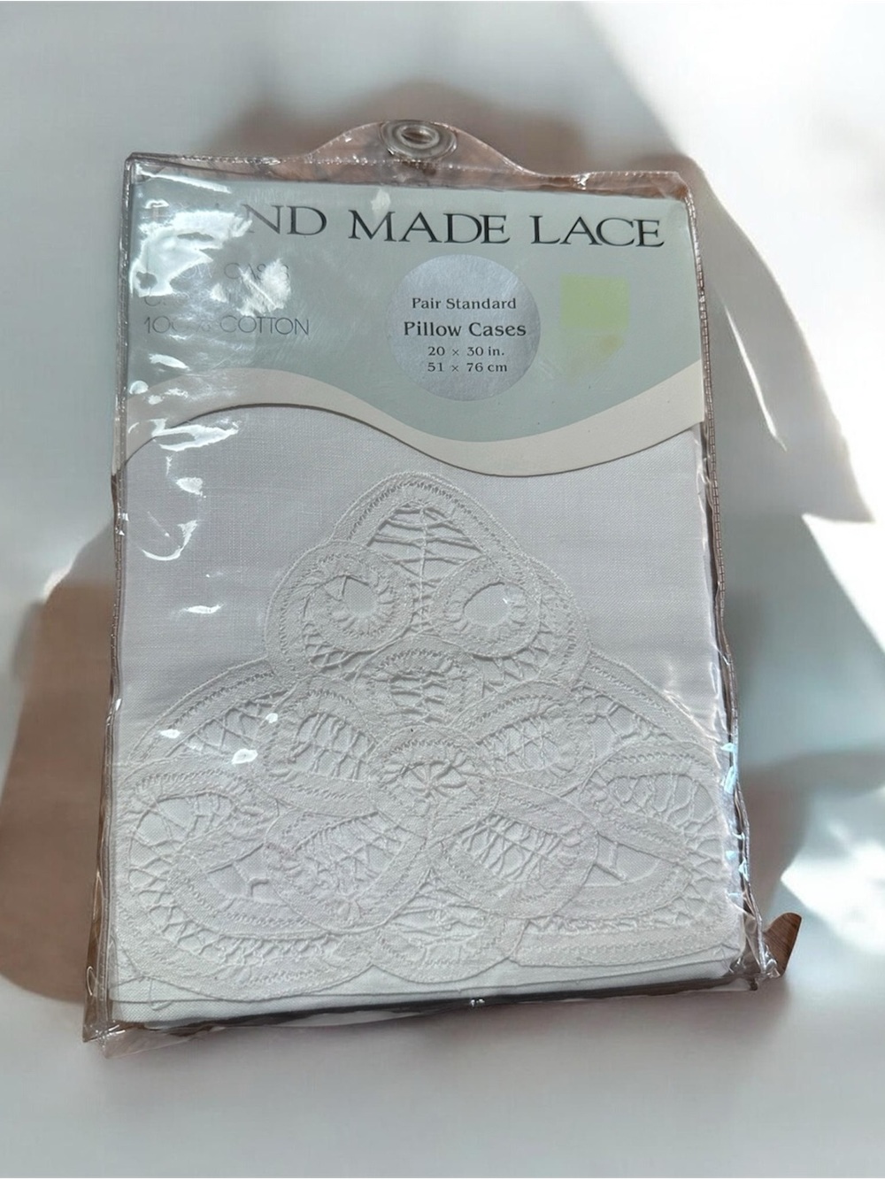 White Cotton Pillow Cases - Pack of 2